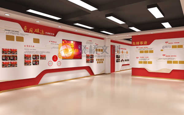 黨建展館的設(shè)計中，如何充分展示黨的歷史和成就？