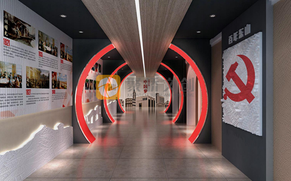 紅色展館設計