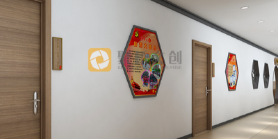 廣東紅色文化設計公司分享，校園紅色文化長廊怎樣設計主題