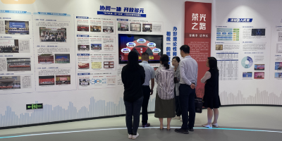 醫院紅色黨建主題展館設計效果圖，塑造醫院黨建品牌陣地